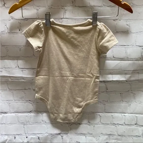•Brand New• Garanimals Smile Oatmeal Heather Onesie. - Picture 2 of 6